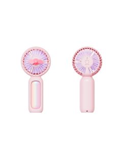 Colorful Handheld Fan-Pink-One Size