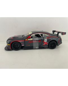 1:24 Sound & Light Alloy Car Model(Genuine License)Bentley Continental GT3-Black-One Size