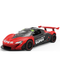 1:31 Sound & Light Alloy Car Model (Genuine License) - McLaren P1 GTR-Red-One Size