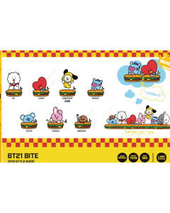 BT21 Burger Party Series Surprise Box-Yellow-One Size