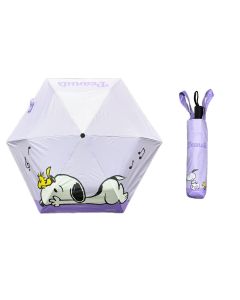 Snoopy Colorful Life Collection Sun Umbrella-Purple-One Size