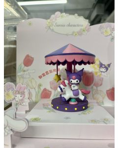 Kuromi Carousel LED Night Light-Purple-One Size
