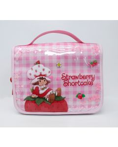Strawberry Shortcake Collection Toiletry Bag with Hook-Pink-One Size