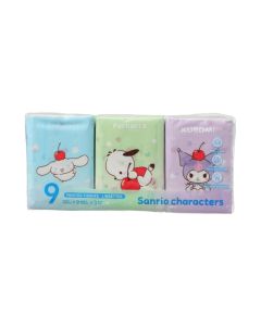 Sanrio characters Colorful Summer Collection Printed Tissues (9 Packs)-Multi-One Size