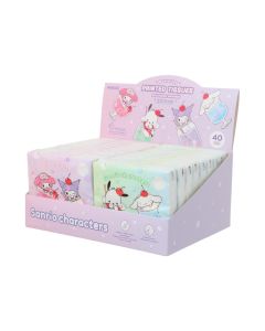 Sanrio characters Colorful Summer Collection Moisturizing Printed Tissues 40 She-Purple-One Size