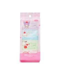 Sanrio characters Colorful Summer Collection Scented Mini Wipes(8 Wipes 8 Packs)-Pink-One Size