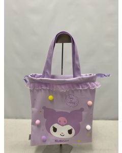 Sanrio characters Drawstring Storage Bag (Kuromi)