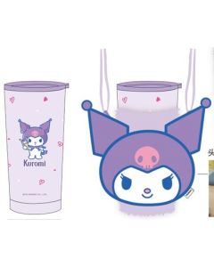 Kuromi Stainless Steel Tumbler with Decoration Sleeve 550mL