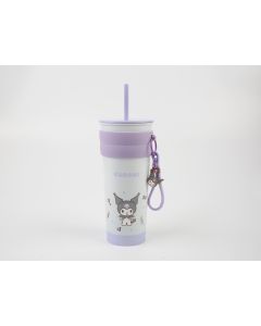 Sanrio characters Collection Stainless Steel Tumber Pendant Straw 800mL(Kuromi)