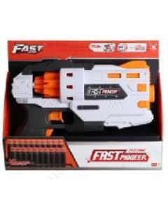 Electric Soft Bullet Gun White Series 16 Bullets Set (7-Bullet Magazine)-Multi-One Size