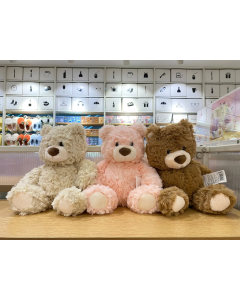Gift Bear 10in. Basic Sitting Plush Toy-Khaki-One Size