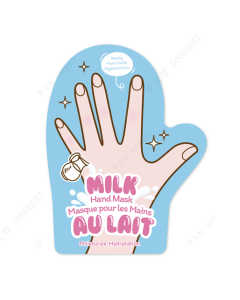 Milk Nourishing Hand Mask-Blue-One Size