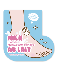 Milk Nourishing Foot Mask-Blue-One Size