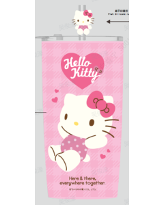 Hello Kitty Pink Series Steel Tumbler with Straw 530mL-Pink