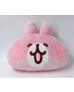 Kanahei's Small animals Collection 16in. Usagi Head-Shaped Pillow-Pink-One Size
