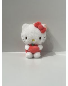 Hello Kitty 4in. Hugging Fruit Pendant-Red/White-One Size