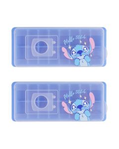 Disney Stitch Dinner Party Collection Ice Cube Trays (16 Cubes*2 Trays)-Blue-One Size