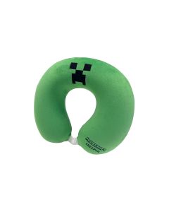 Minecraft Memory Foam Neck Pillow-Green-One Size