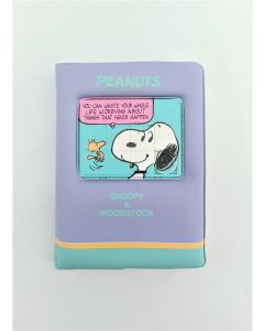 Snoopy Colorful Vintage Collection B6 Puzzle Stress-Relief Book (64 Sheets)(PDQ)-Purple