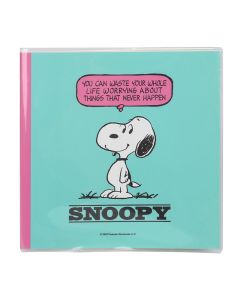 Snoopy Colorful Vintage Collection EVA Cover Glue-bound Book (B) (80 Sheets) PDQ-Blue