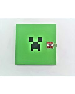 Minecraft - Quadrate Book with Magnetic Snap (80 Sheets)-Green
