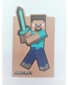 Minecraft - Figure Stitch-bound Book (32 Sheets) (2 pcs)-Beige-One Size