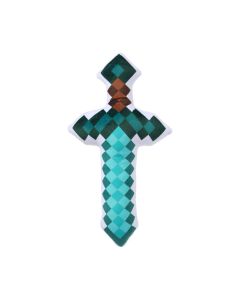 Minecraft - 19in. Pillow (Sword)-Blue-One Size