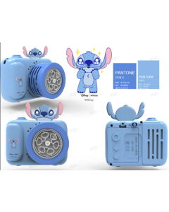 Disney Stitch Dinner Party Collection Bubble Camera-Blue-One Size