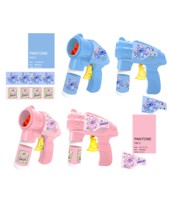 Disney Stitch Dinner Party Collection Inertia Water gun (B) (2 Assorted Models)-Multi-One Size