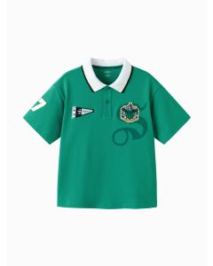 Kids boy Lapel short-sleeved T-shirt