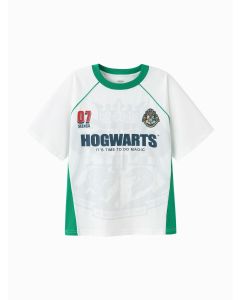 Kids Unisex Round v-neck short-sleeved T-shirt