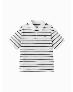 Kids Girl Lapel short-sleeved T-shirt