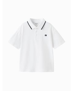 Kids Girl Lapel short-sleeved T-shirt
