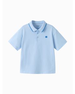 Kids Girl Lapel short-sleeved T-shirt