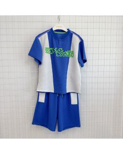 Kids Boy Knit short sleeve suit