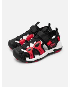 Pre-School Boy Sports Sandals - Black Red - 11Y