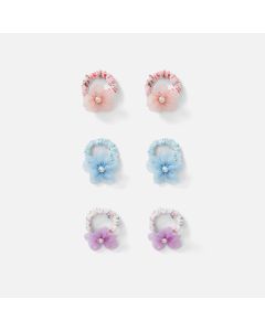 Kids Girl Hair rope-Pink-7 - 8 Y