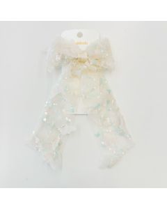 Kids Girl Hair clip-White-7 - 8 Y