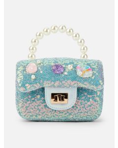 Toddler Girl Leisure Bag-Blue-4 - 5 Y