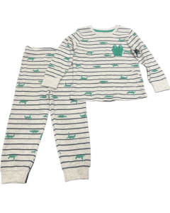 Kids Animal Waffle Pyjama Set