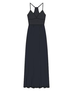 Jersey Lace Maxi Dress