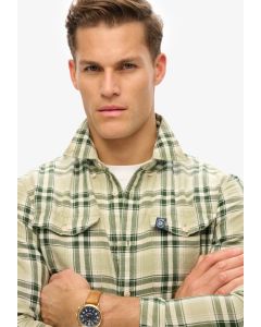 Merchant Linen Check Shirt