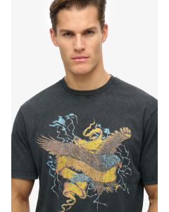 Biker Rock Graphic Loose T-Shirt