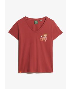 Suika Metallic Relaxed Vee T-Shirt