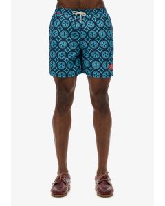 Tile Print 16 Swim Short